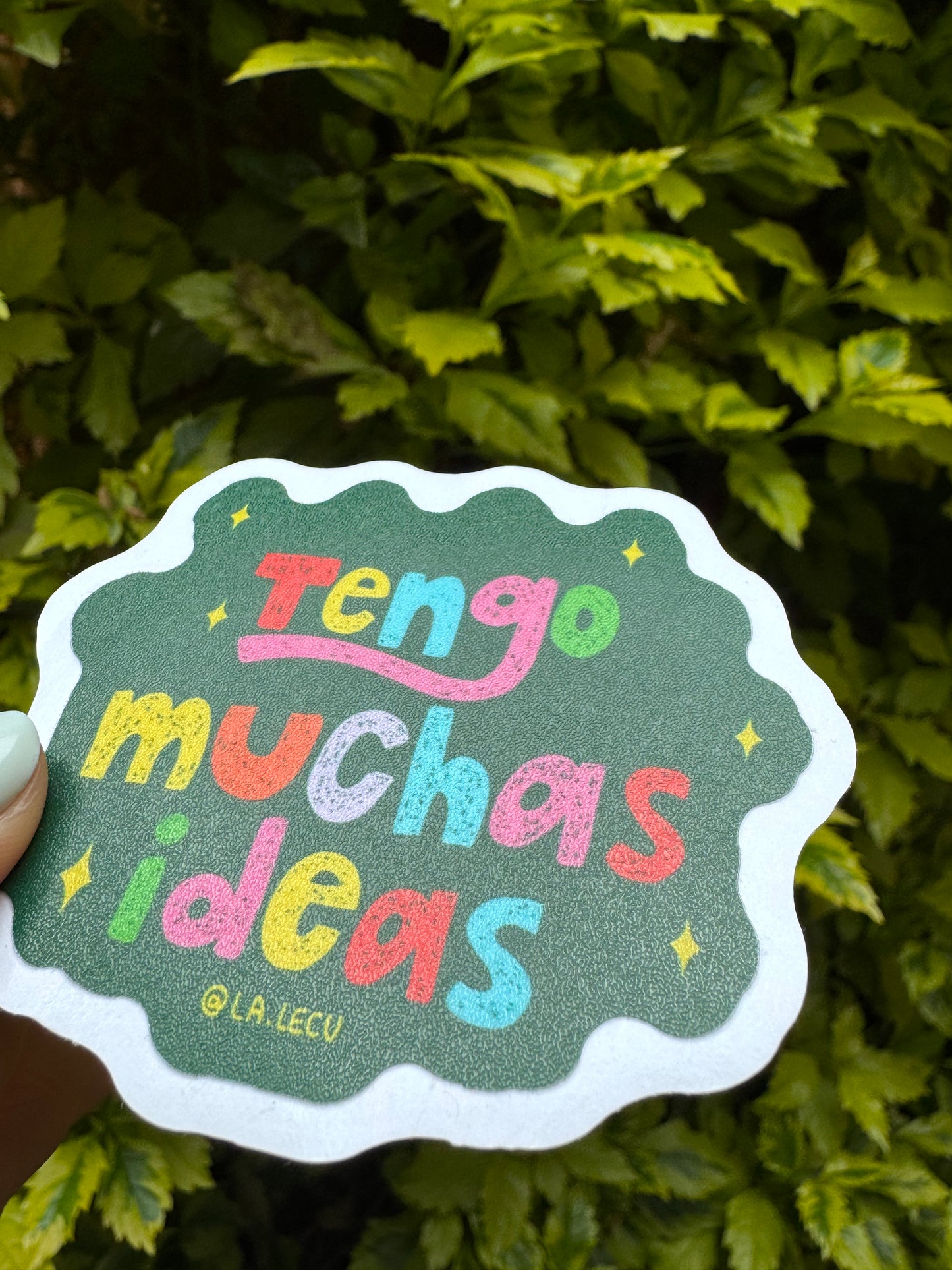 Sticker Tengo muchas ideas