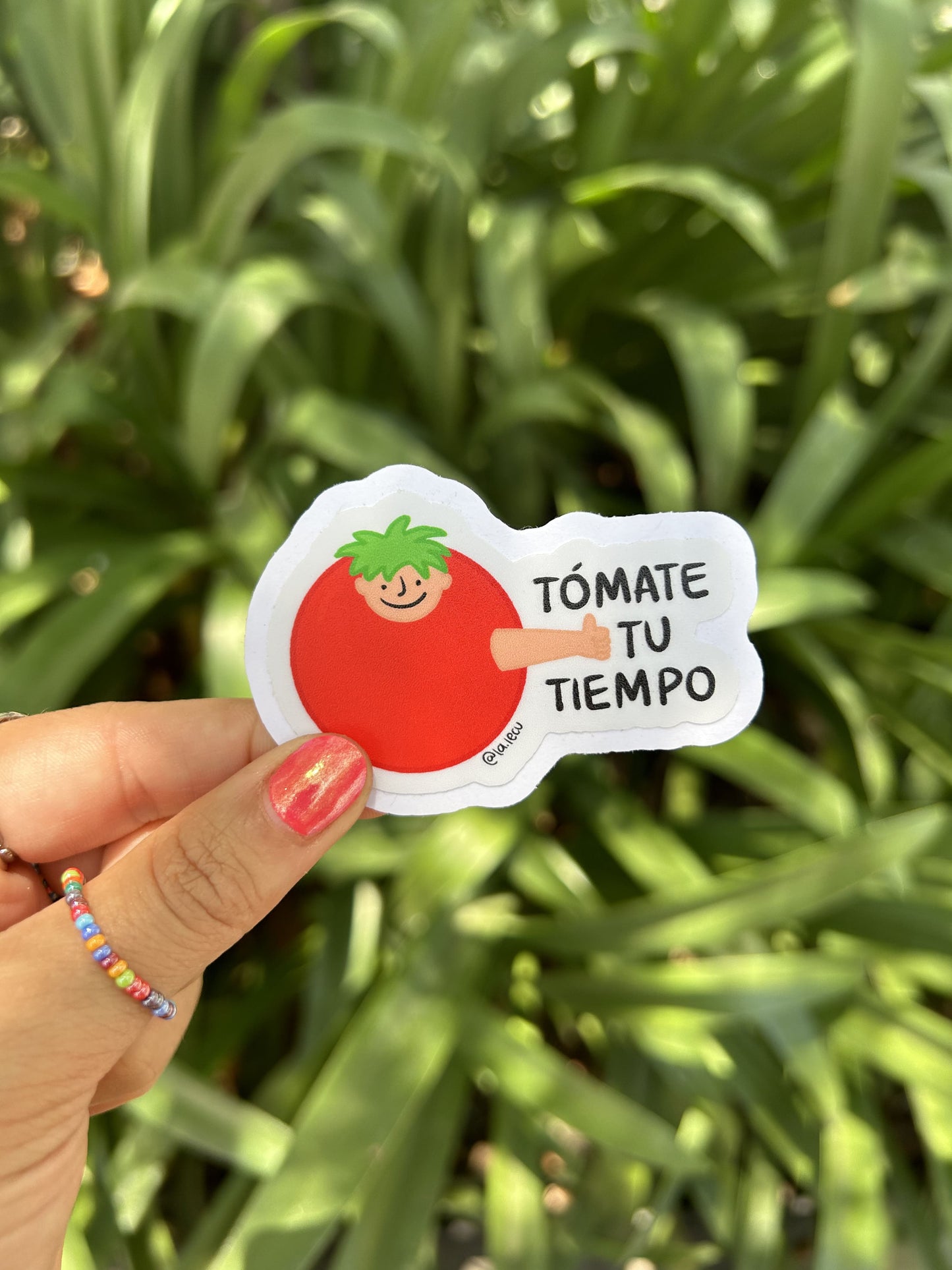 Sticker Tómate tu tiempo