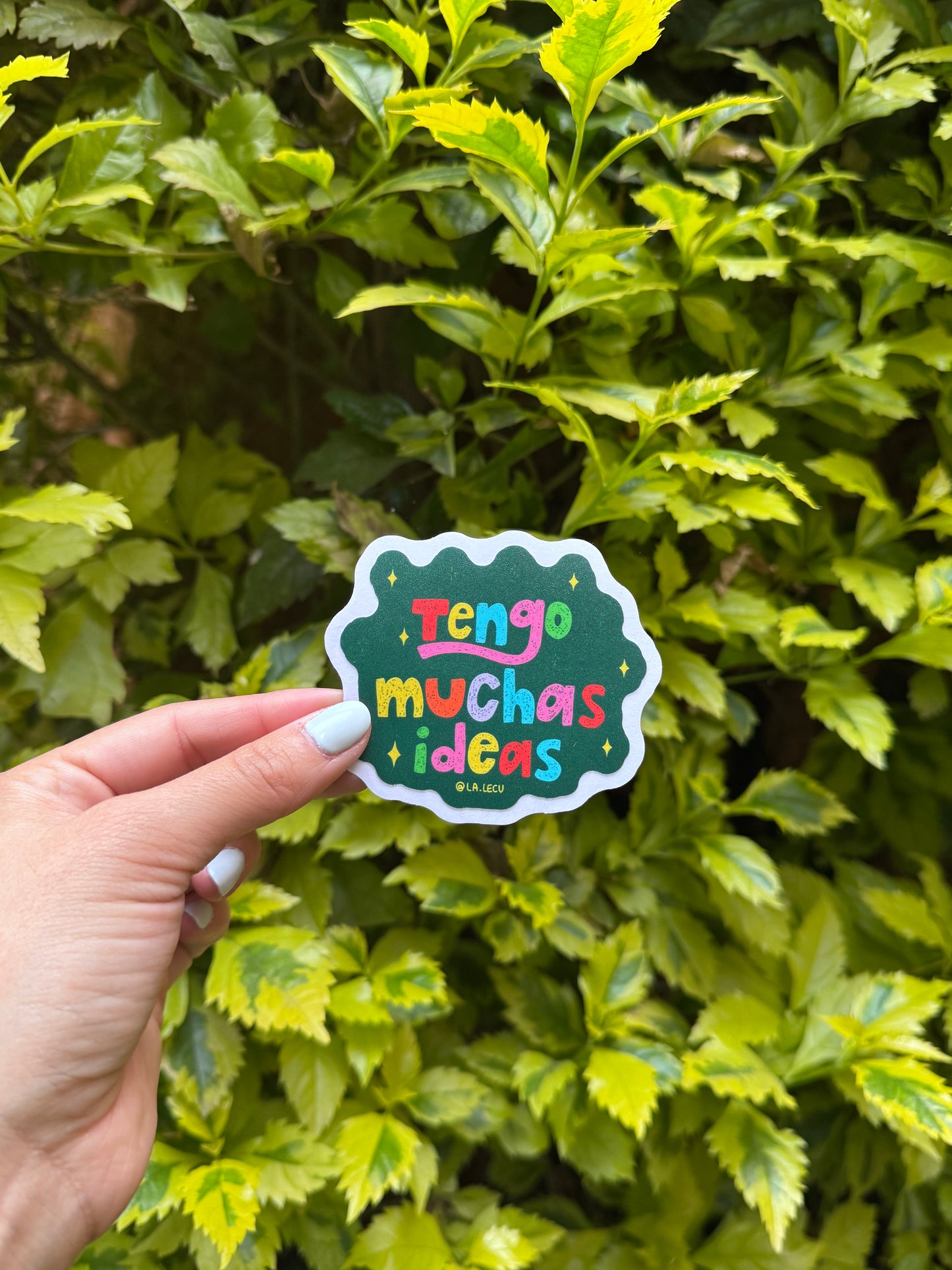 Sticker Tengo muchas ideas