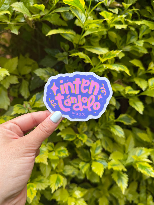 Sticker Intentándolo