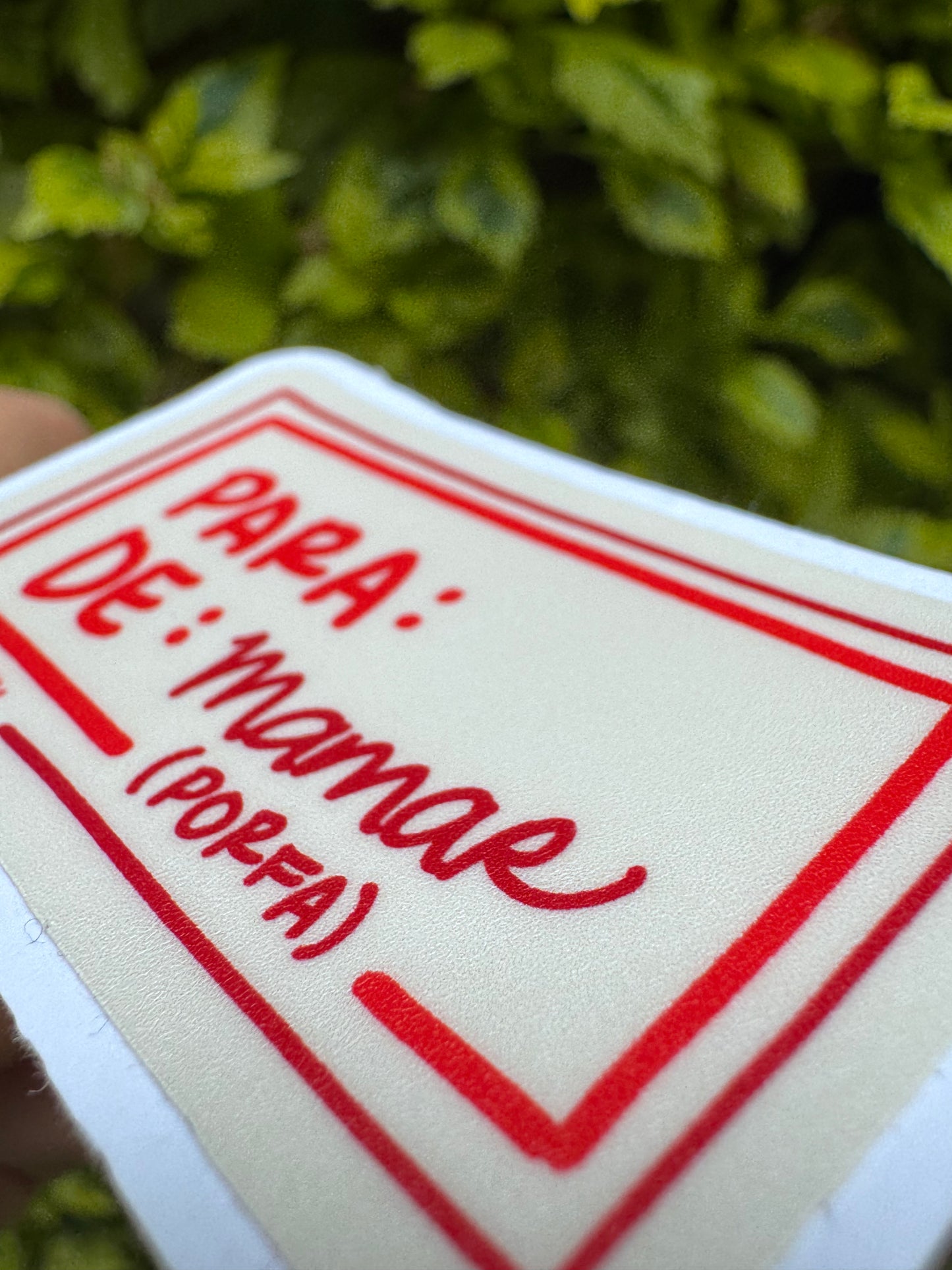 Sticker Para: De: Mamar