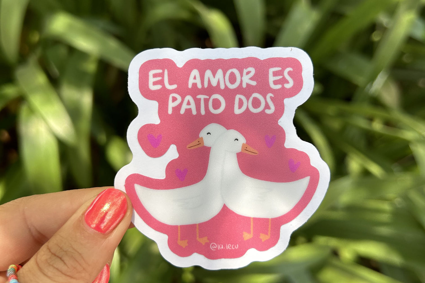 Sticker El amor es pato dos
