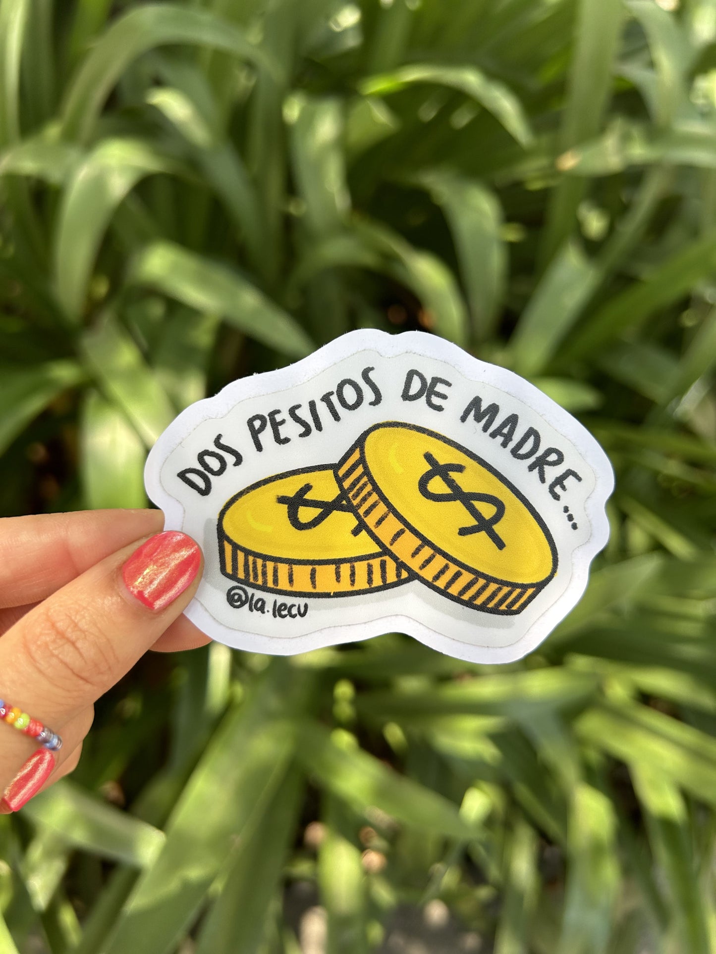 Sticker Dos pesitos de madre