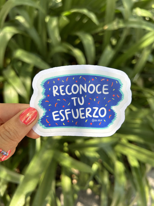 Sticker Reconoce tu esfuerzo