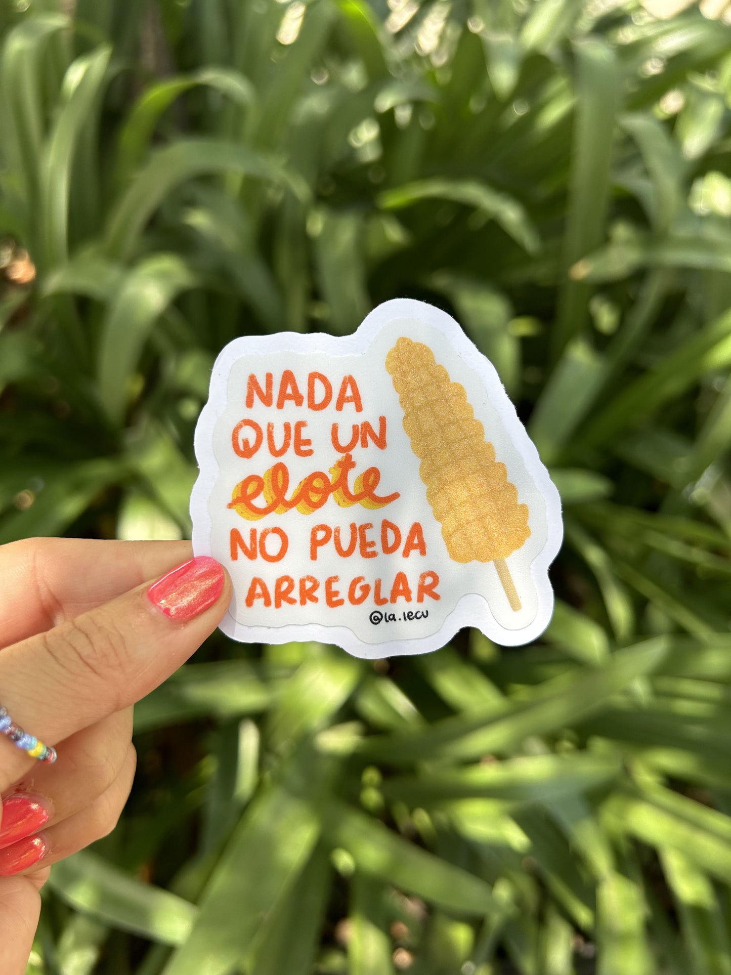 Sticker Nada que un elote no pueda arreglar